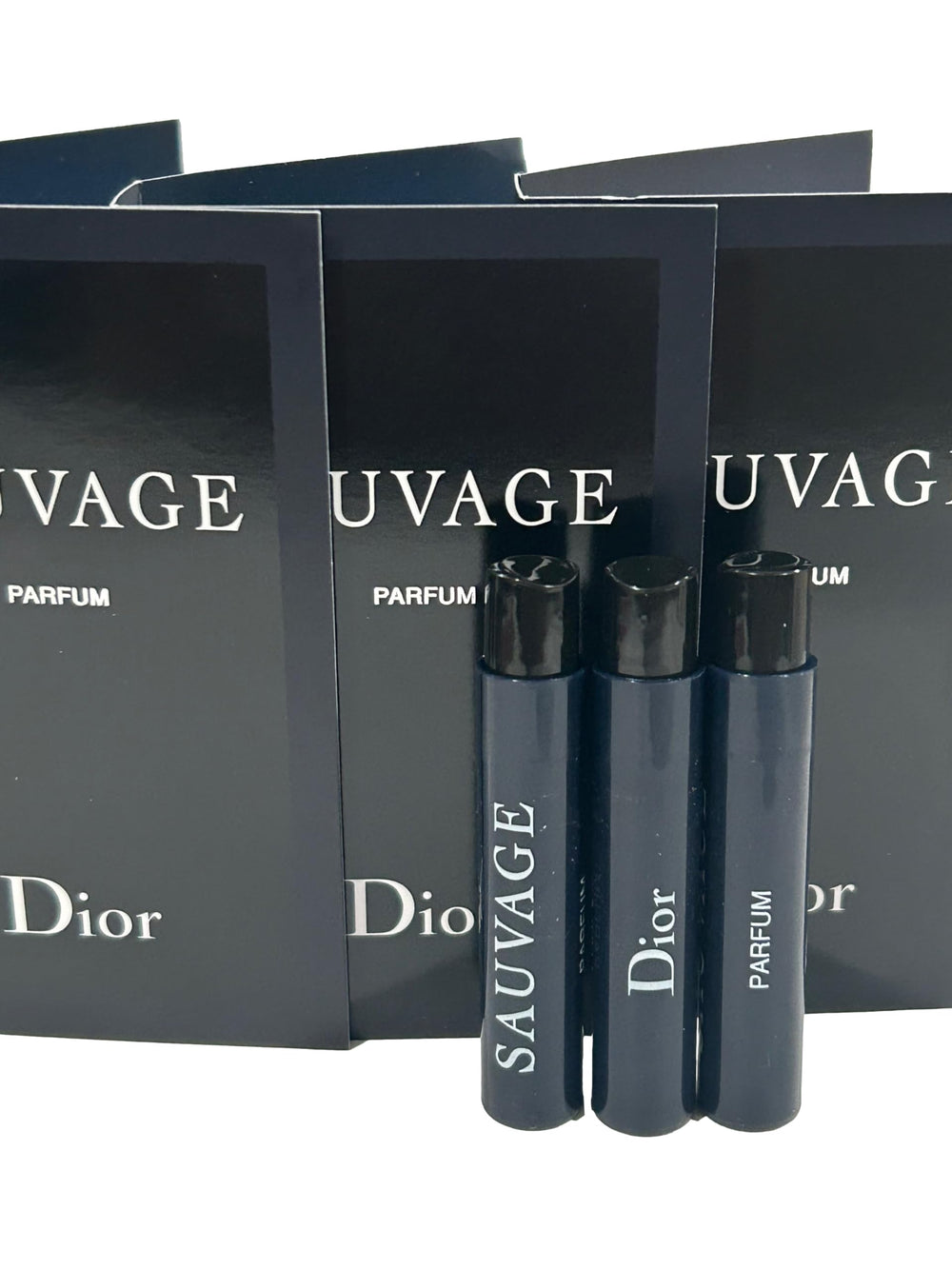 Dior Sauvage packaging display highlights luxurious gifting and shelf appeal.