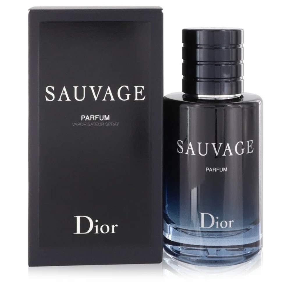 Dior Sauvage Parfum Spray 2 oz positioned for daily-use wear