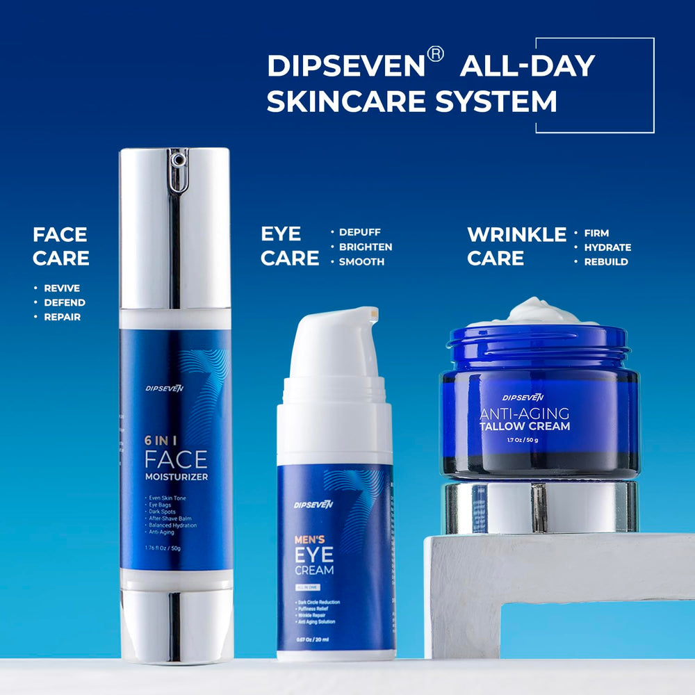 DIPSEVEN gentle formula protects skin barrier during shaving