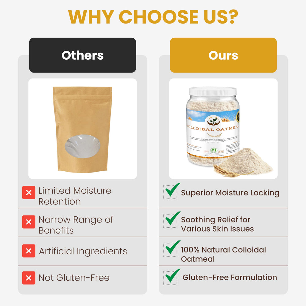 Dirty Treasures colloidal oatmeal bath ingredients label highlights fragrance-free formula.