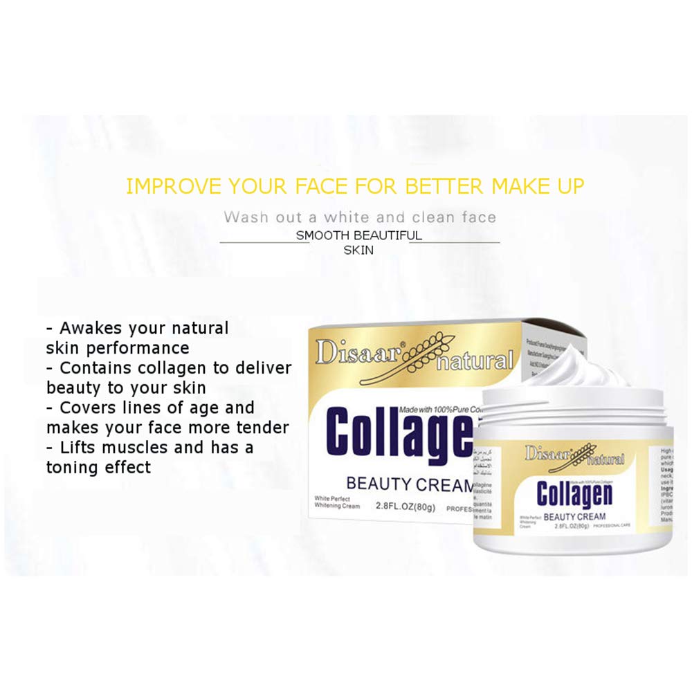 DISAAR Beauty Collagen Cream double-pack display emphasizes value
