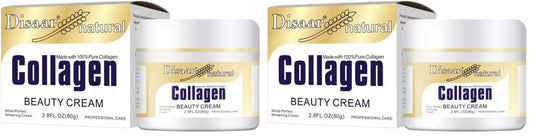 DISAAR Beauty Collagen Cream two-pack display highlighting hydration potential