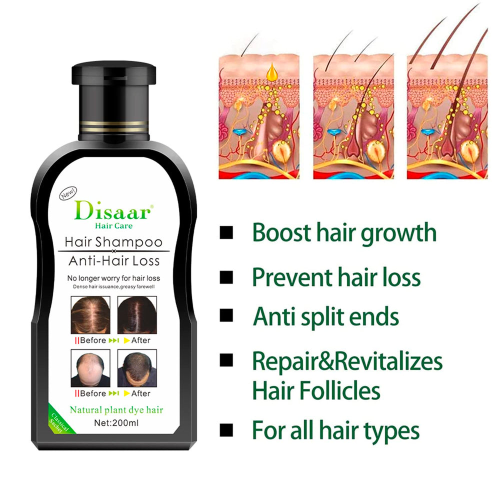 Lush foam from DISAAR Beauty shampoo for scalp cleansing