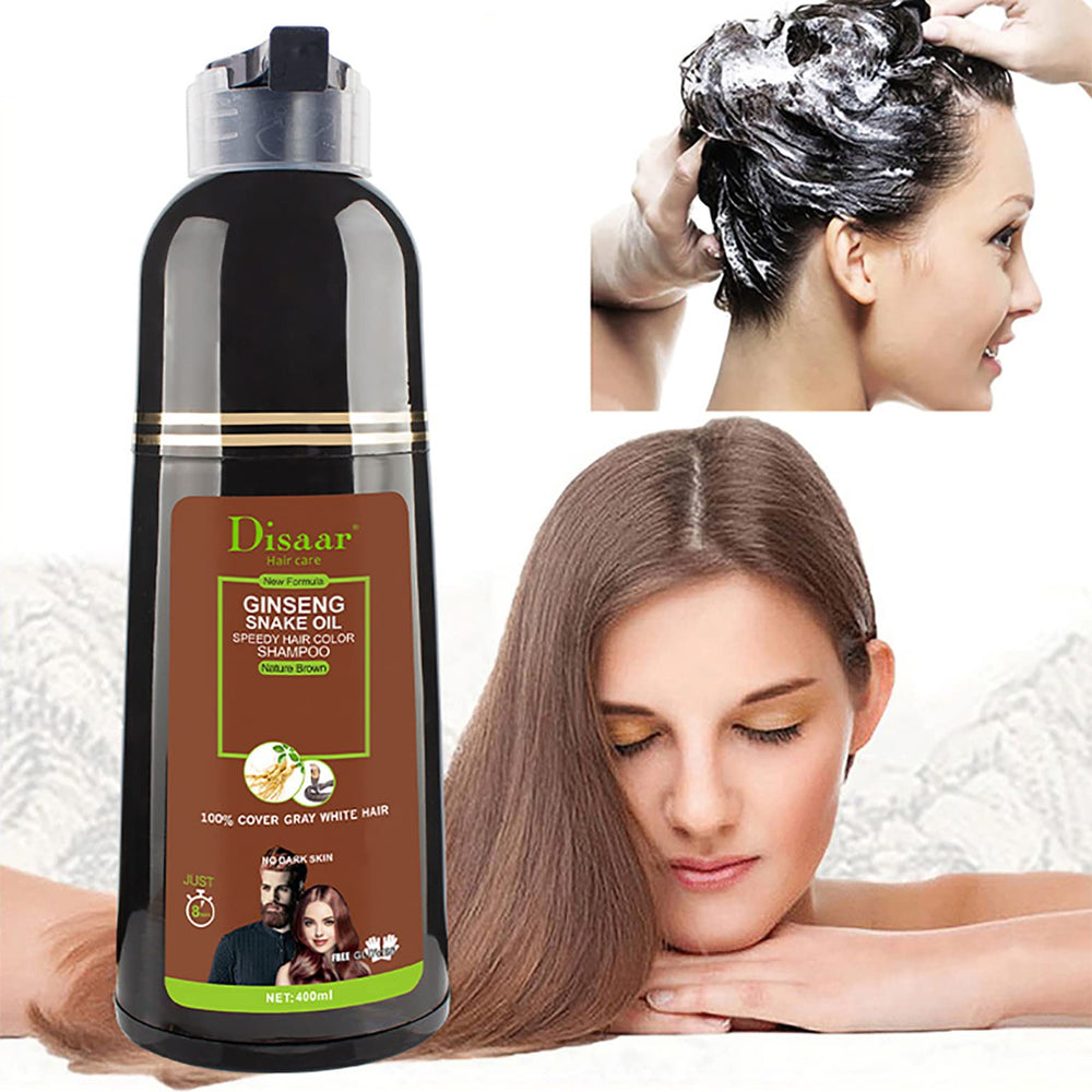 DISAAR Beauty Speedy Hair Color Shampoo ginseng and scalp care benefits