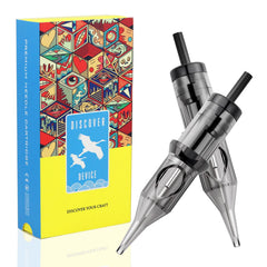 DISCOVER DEVICE 1207RL round liner cartridge for precise lines and consistent ink flow.