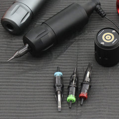 Premium stainless steel and medical-grade plastic housing on Discover Device cartridges.