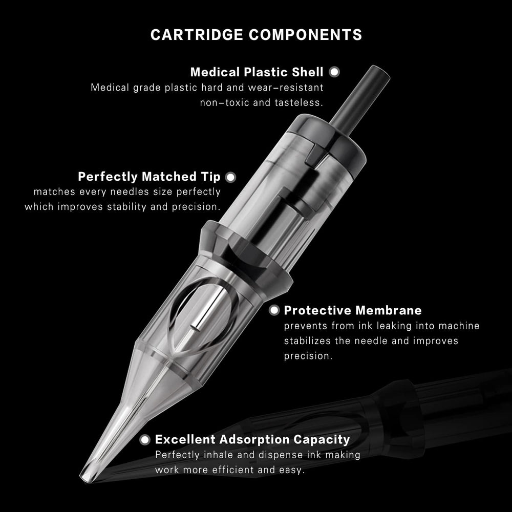 DISCOVER DEVICE safety membrane enhances protection during tattooing and reduces ink splash.