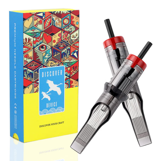 DISCOVER DEVICE tattoo needle cartridges 20pc pack for reliable performance during sessions