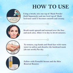 Distinction Face Mask Activator applying base demonstrates easy, even mask prep.