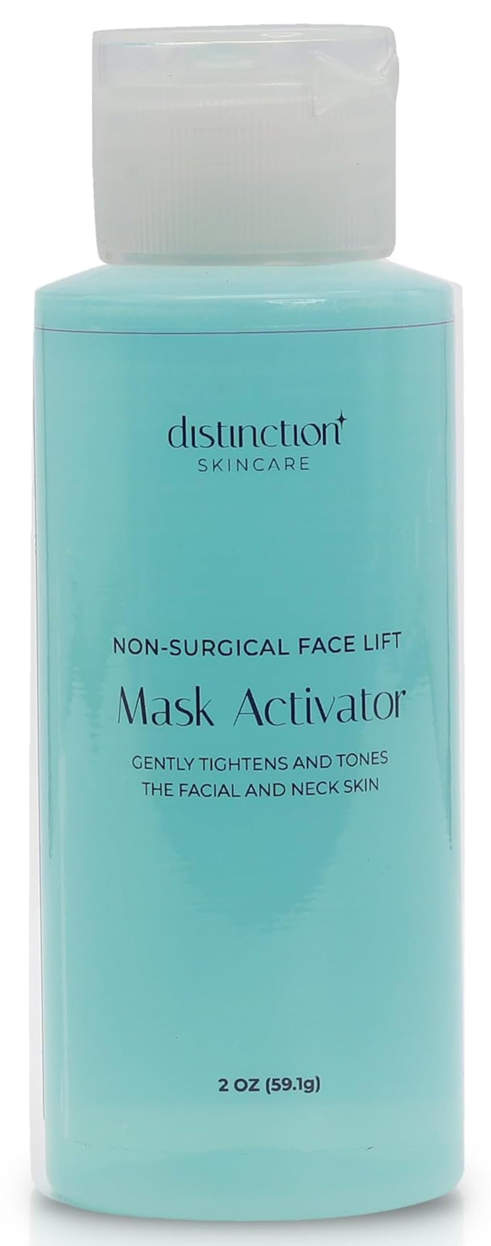 Distinction Face Mask Activator bottle ready for smooth skin prep with AHA.