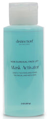 Distinction Face Mask Activator bottle ready for smooth skin prep with AHA.
