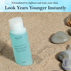 Distinction Face Mask Activator exfoliation action highlighting gentle AHA effects.