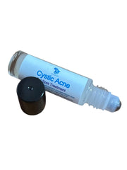 Diva Stuff blemish gel rollerball application showing a clear glide