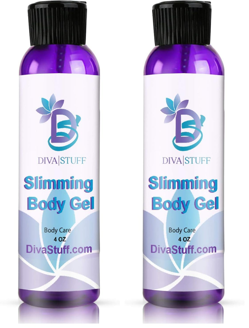 Diva Stuff Slimming Gel Cream bottle for workouts with waist trainers, offering a refreshing cooling sensation.