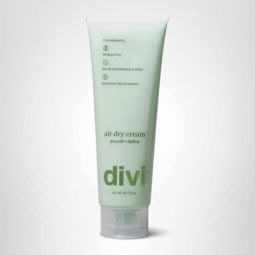 Model with defined curls after Divi Air Dry Cream.