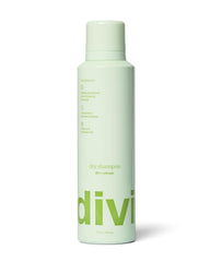 Divi Dry Shampoo Spray bottle for quick refresh and oil absorption.