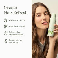 Divi Dry Shampoo Spray nozzle enabling precise application for lift.