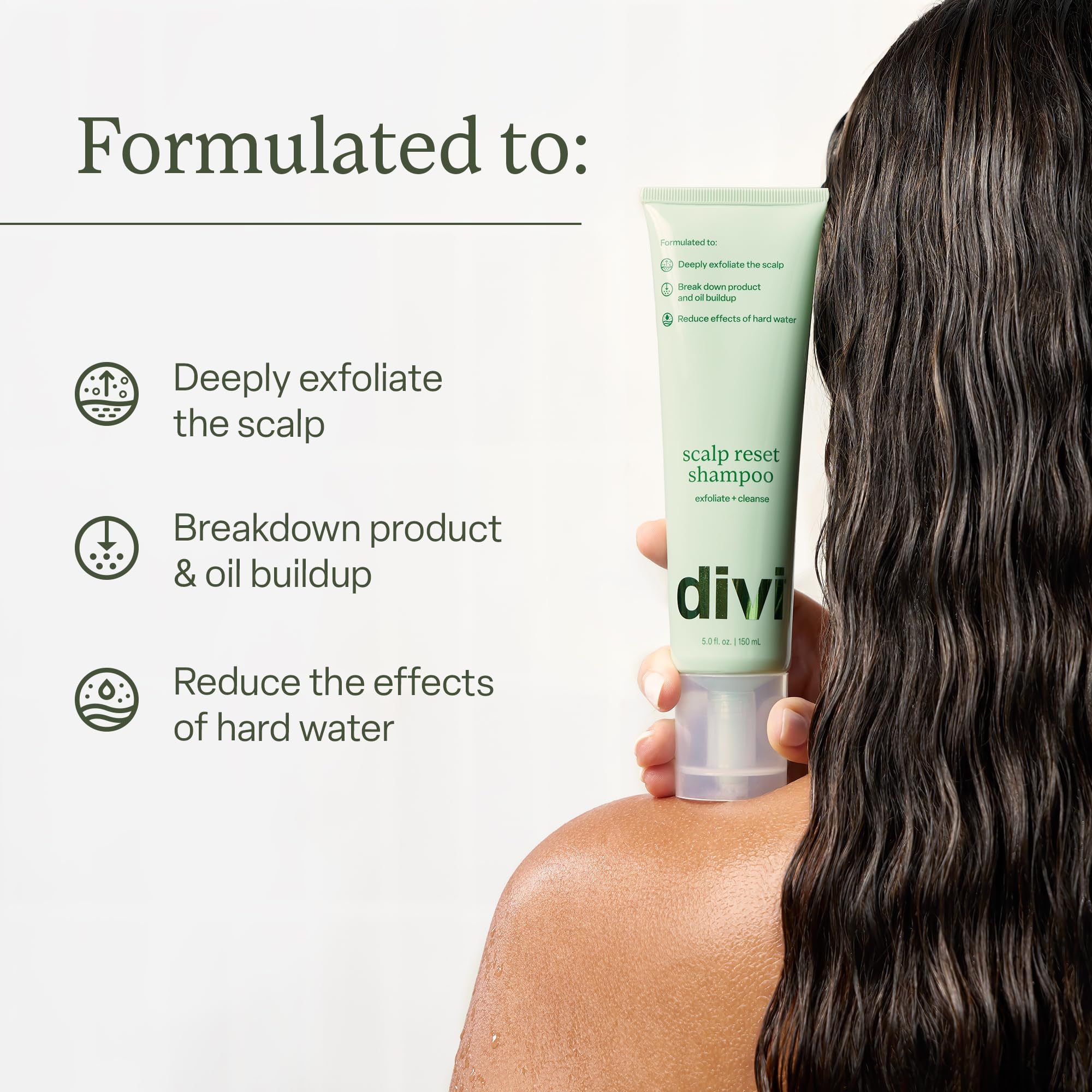 Divi duo-pack front view showcasing two step system for scalp renewal