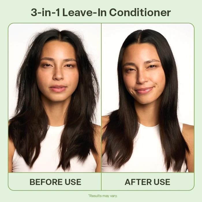 Divi 3-in-1 Leave-In Conditioner bottle offering heat protection up to 450°F.
