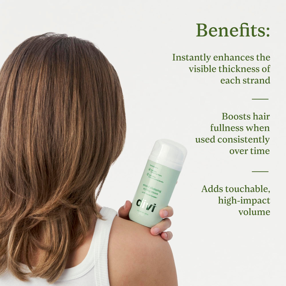 Divi Major Volume Bundle conditioner close-up shows smoothing hydration with subtle lift.