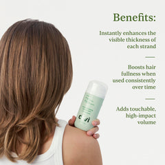 Divi Major Volume Bundle conditioner close-up shows smoothing hydration with subtle lift.