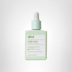 Divi Scalp Serum compact 15ml packaging for travel-friendly care