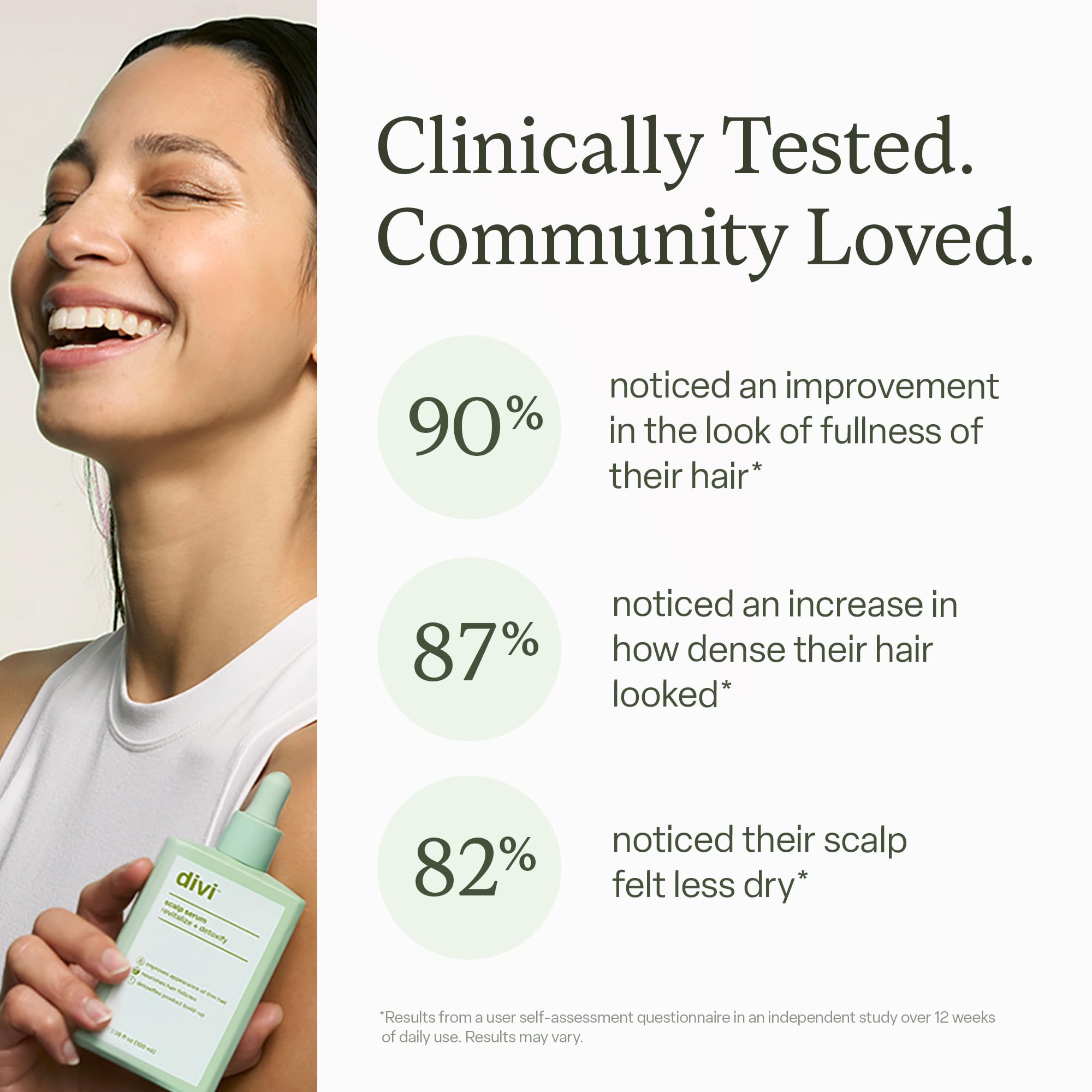 Divi Scalp Serum daily-use routine promotes a clean, balanced scalp