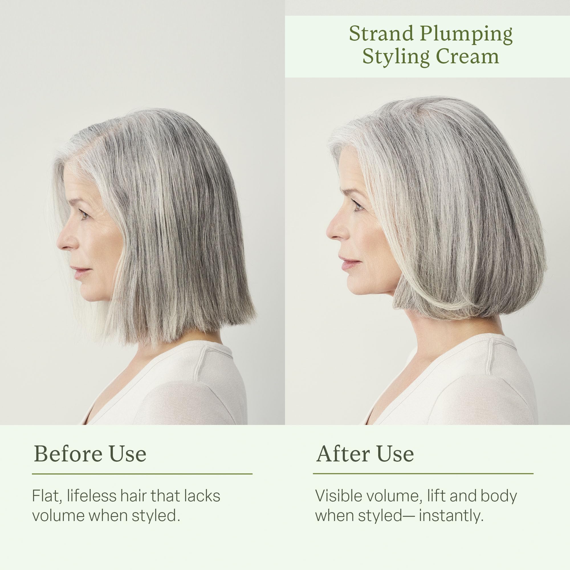 Close-up of creamy texture from Divi Strand Styling Cream.