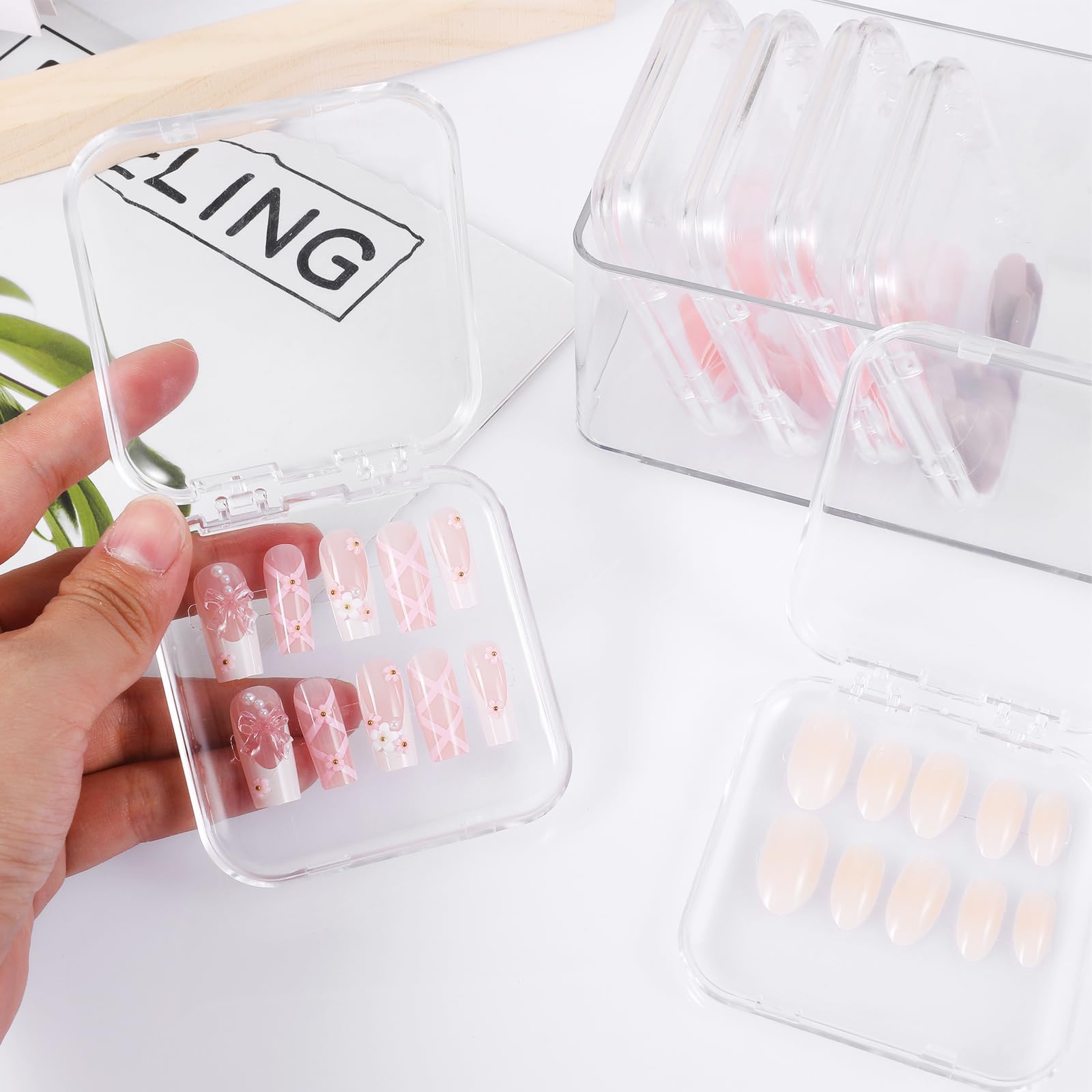 DIVINA VITAE adhesive strips keep items fixed for tidy nail art display