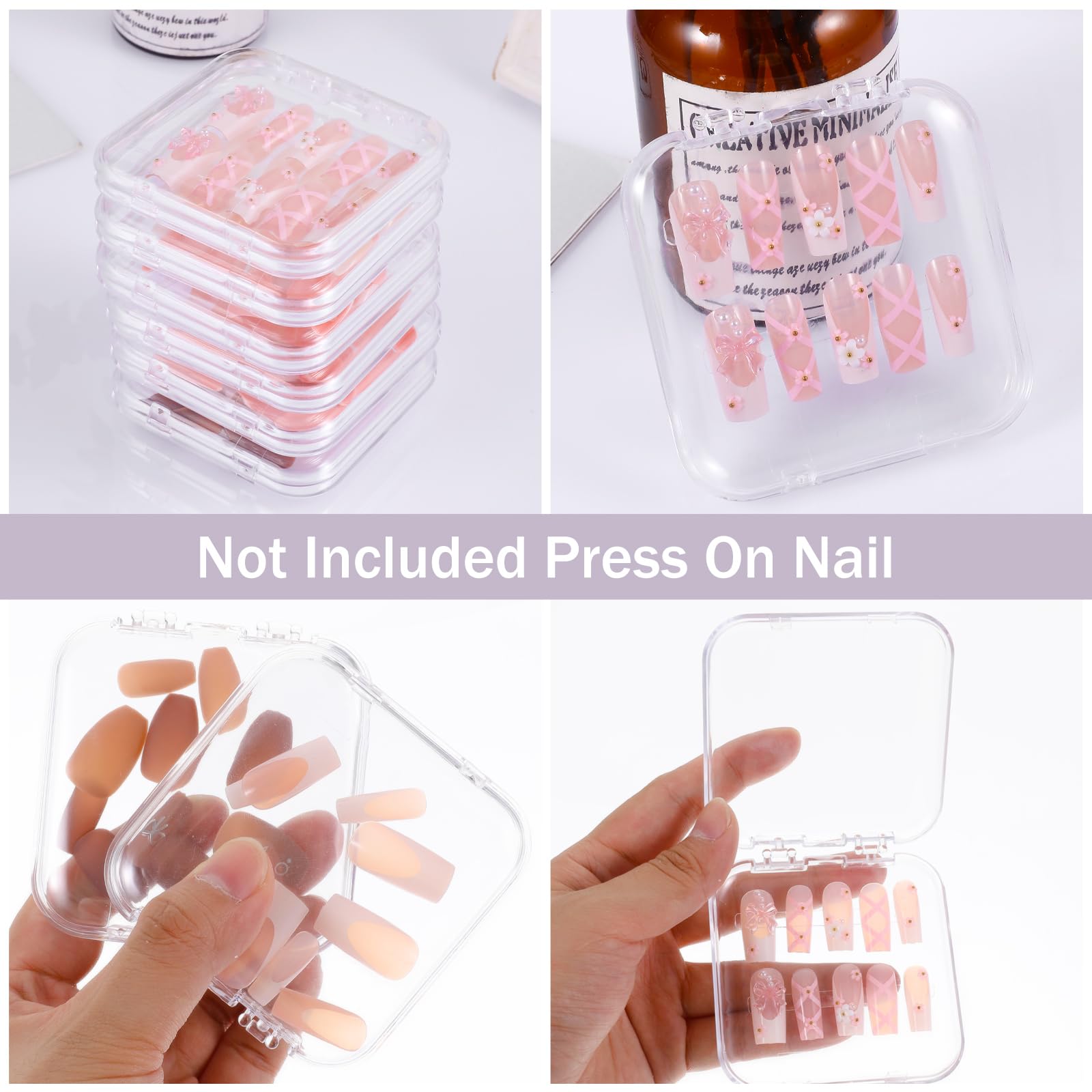 DIVINA VITAE transparent design helps quick identification of nail tips and accessories