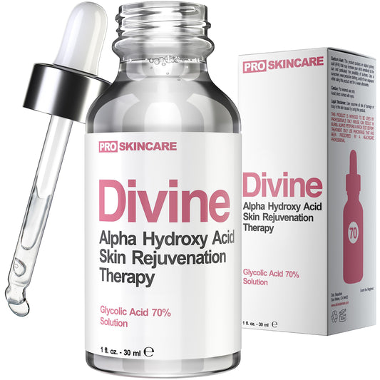 Divine Derriere Glycolic Acid Peel bottle for at-home exfoliation and brighter skin