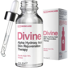 Divine Derriere Glycolic Acid Peel bottle for at-home exfoliation and brighter skin