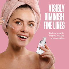 Divine Derriere Glycolic Peel texture swatch shows smooth gel for even skin tone
