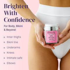 Divine Derriere underarms application demonstrates discreet routine