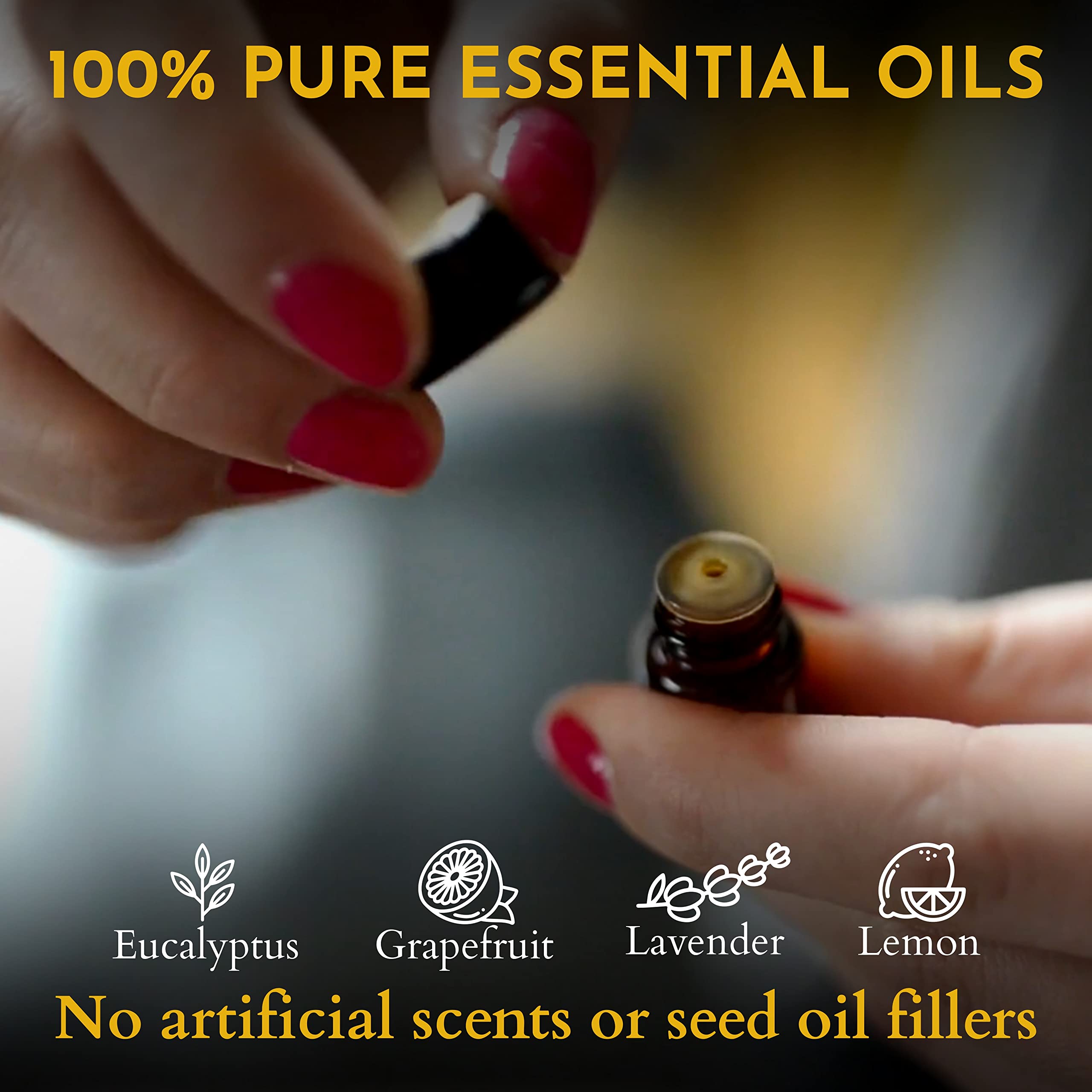 DIY Gift Kits 100% pure essential oils for natural fragrance.