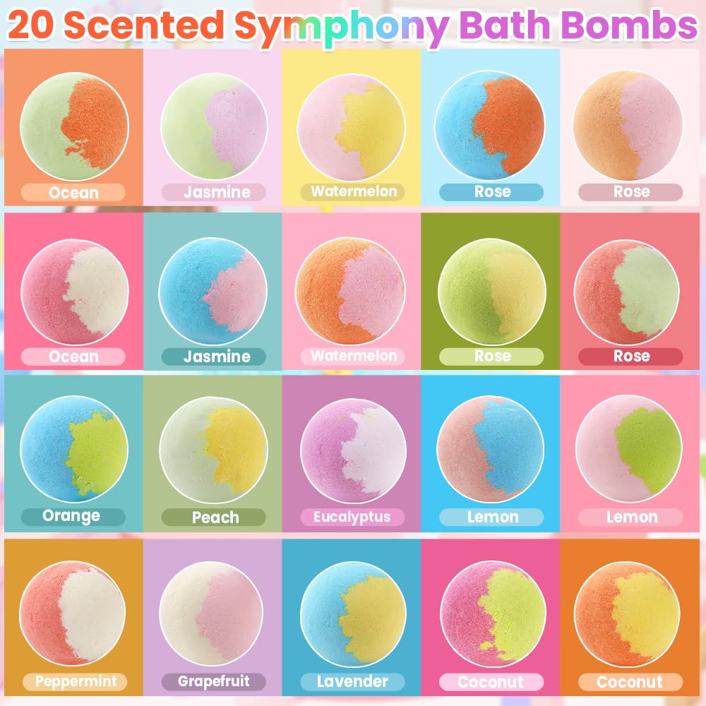 DIYDEC bath bombs show dual-color design for a lively bath