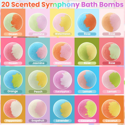 DIYDEC bath bombs show dual-color design for a lively bath