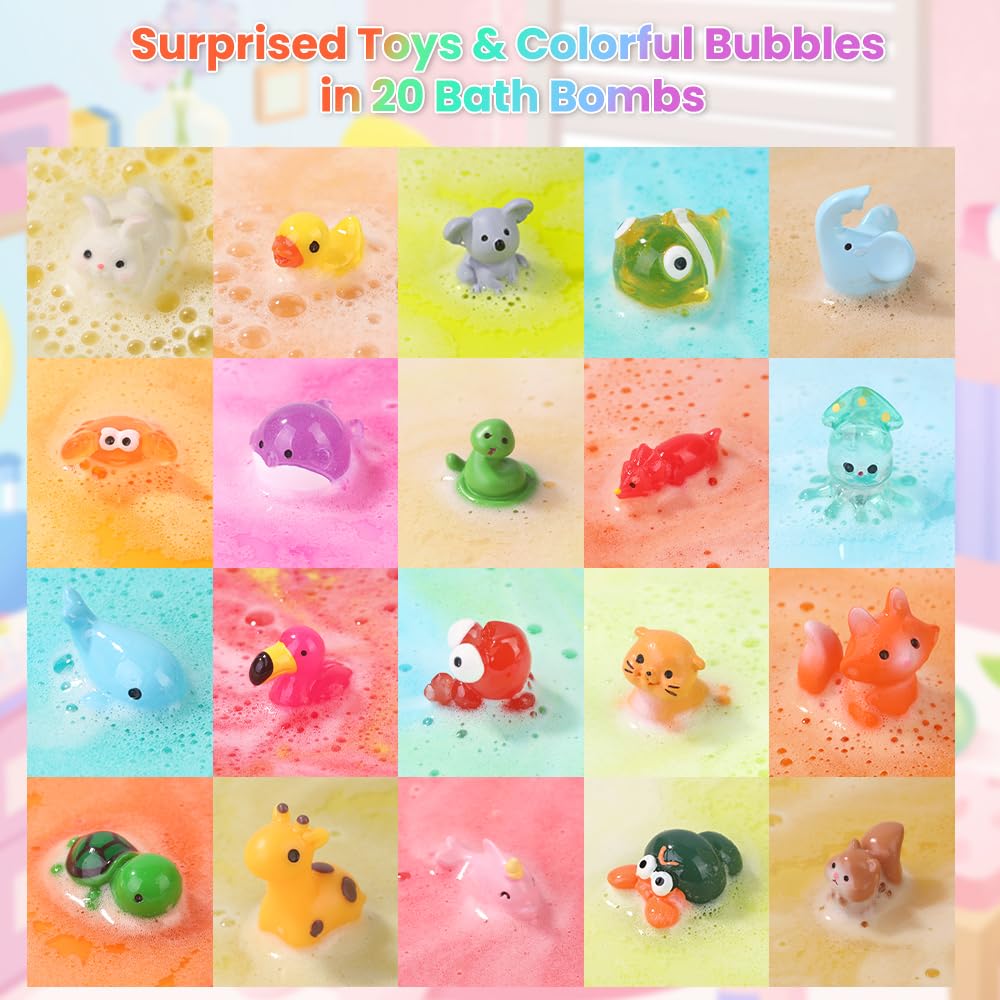 DIYDEC bath bombs fizz vividly, turning water into a colorful bubble spa