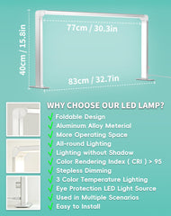 DLITISH lamp with CRI over 95 highlights true colors for precise nail work