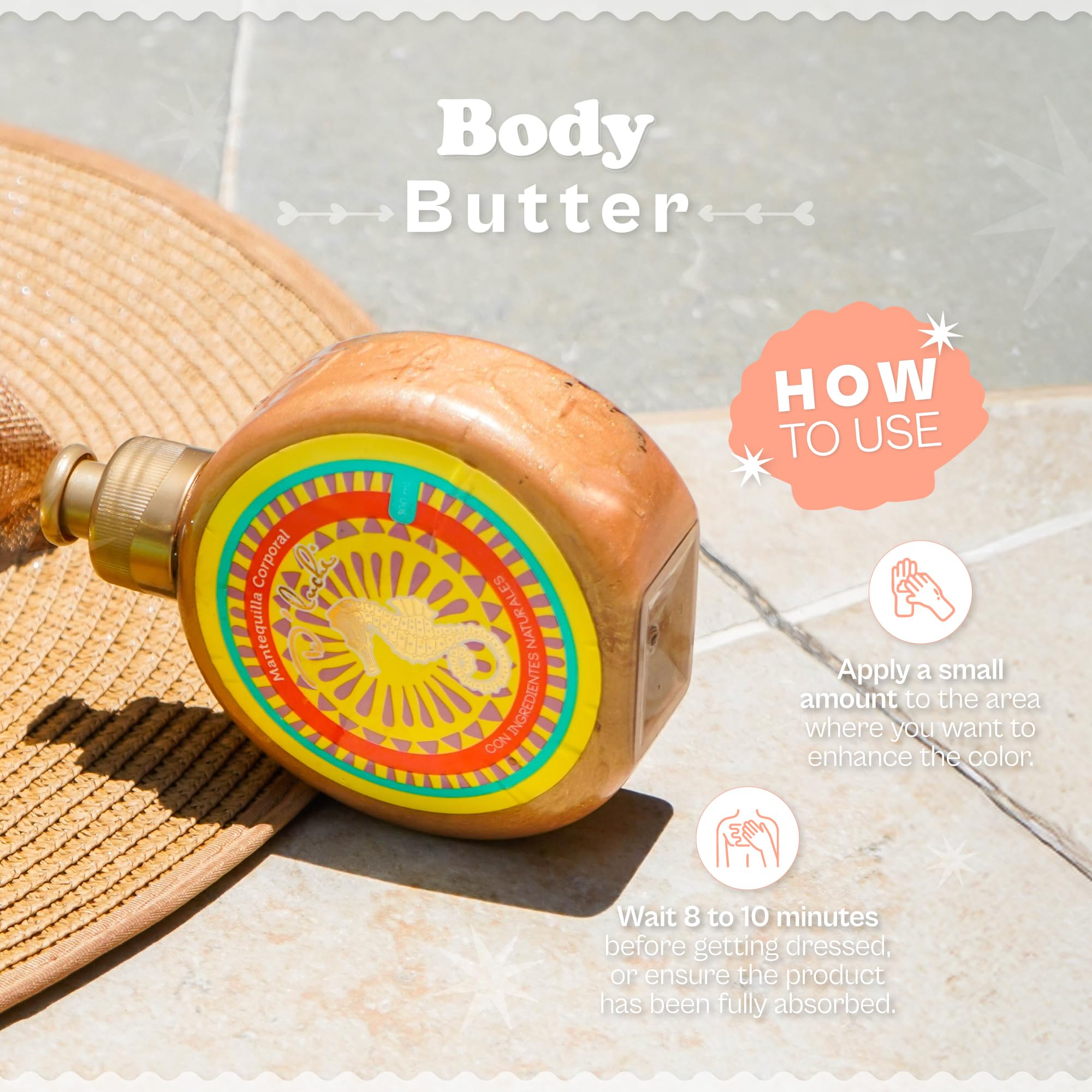 D'Luchi Body Butter made in Colombia, paraben-free and cruelty-free.