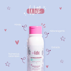 Creamy texture close-up of D'Luchi Kaba Ceramide conditioner.