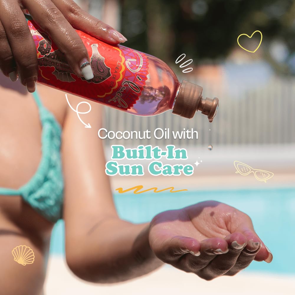 Vitamin E focus showing skin nourishment benefit from the oil.