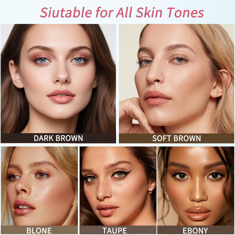 Dmktu eyebrow stamp application for precise, defined brows with easy use.