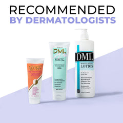 DML Daily Facial Moisturizer bottle with pump highlighting SPF 25 protection, lightweight feel