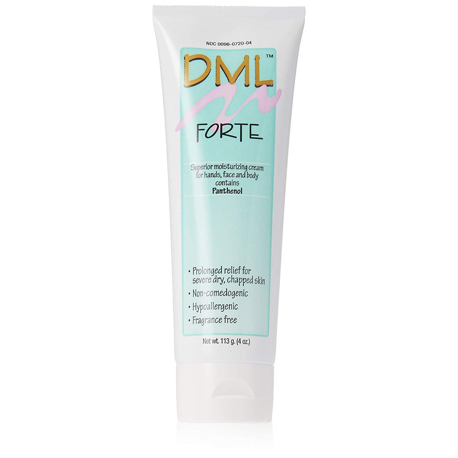 DML Forte Cream 4 oz pack hydrates dry skin and softens texture