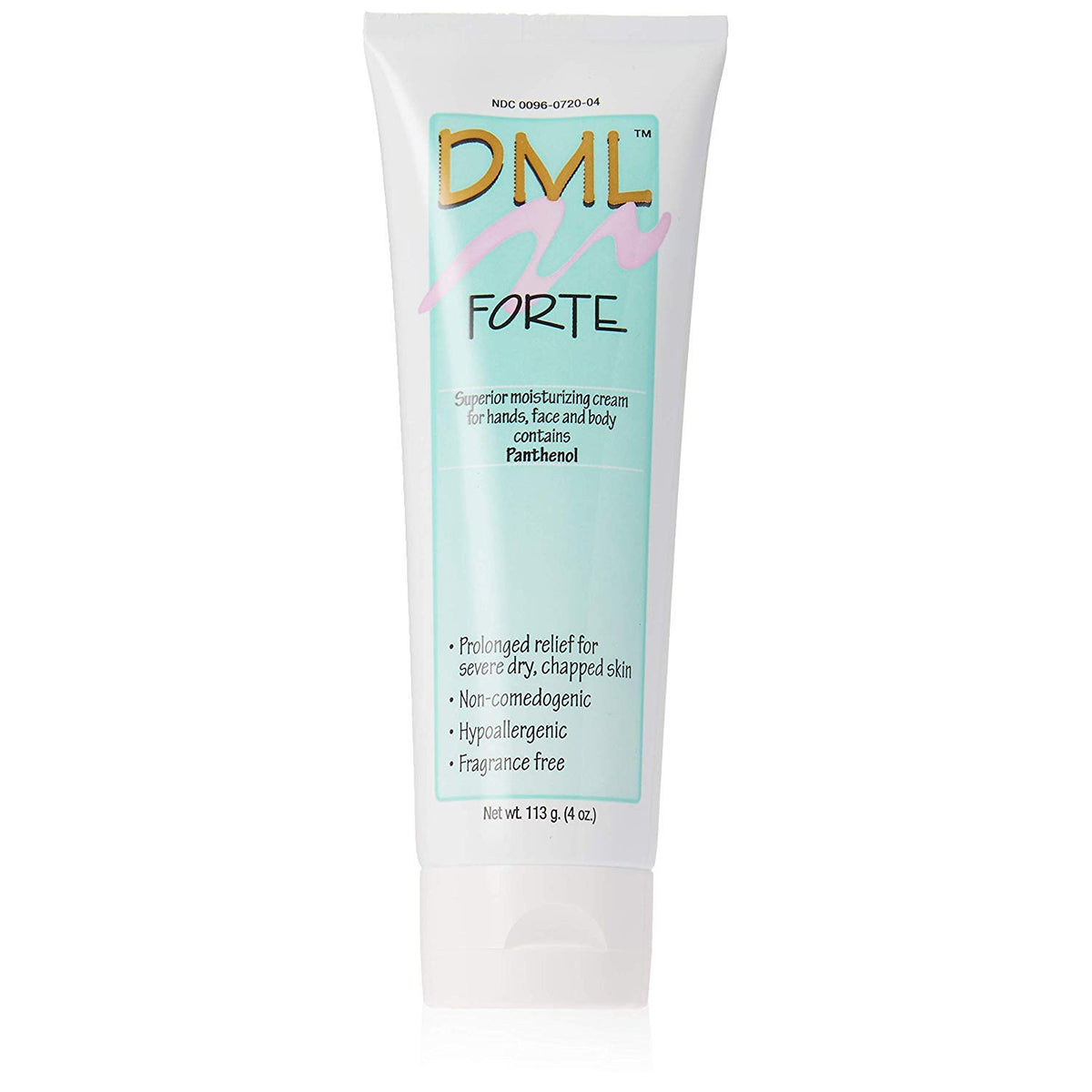 DML Forte Cream 4 oz pack hydrates dry skin and softens texture