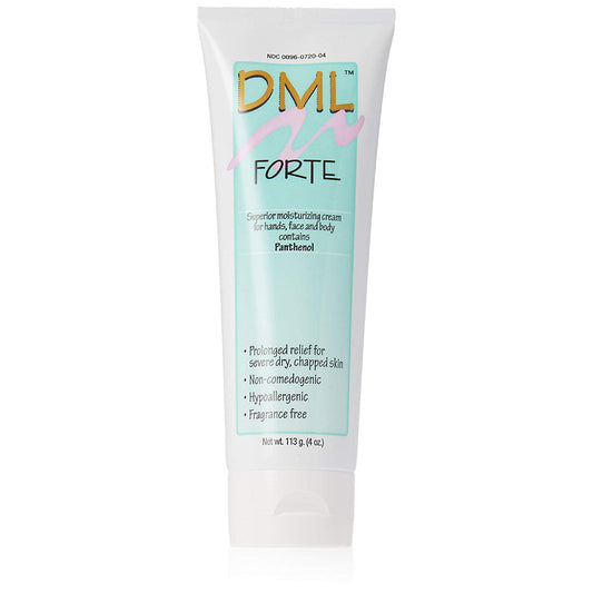DML Forte Cream 4 oz pack hydrates dry skin and softens texture