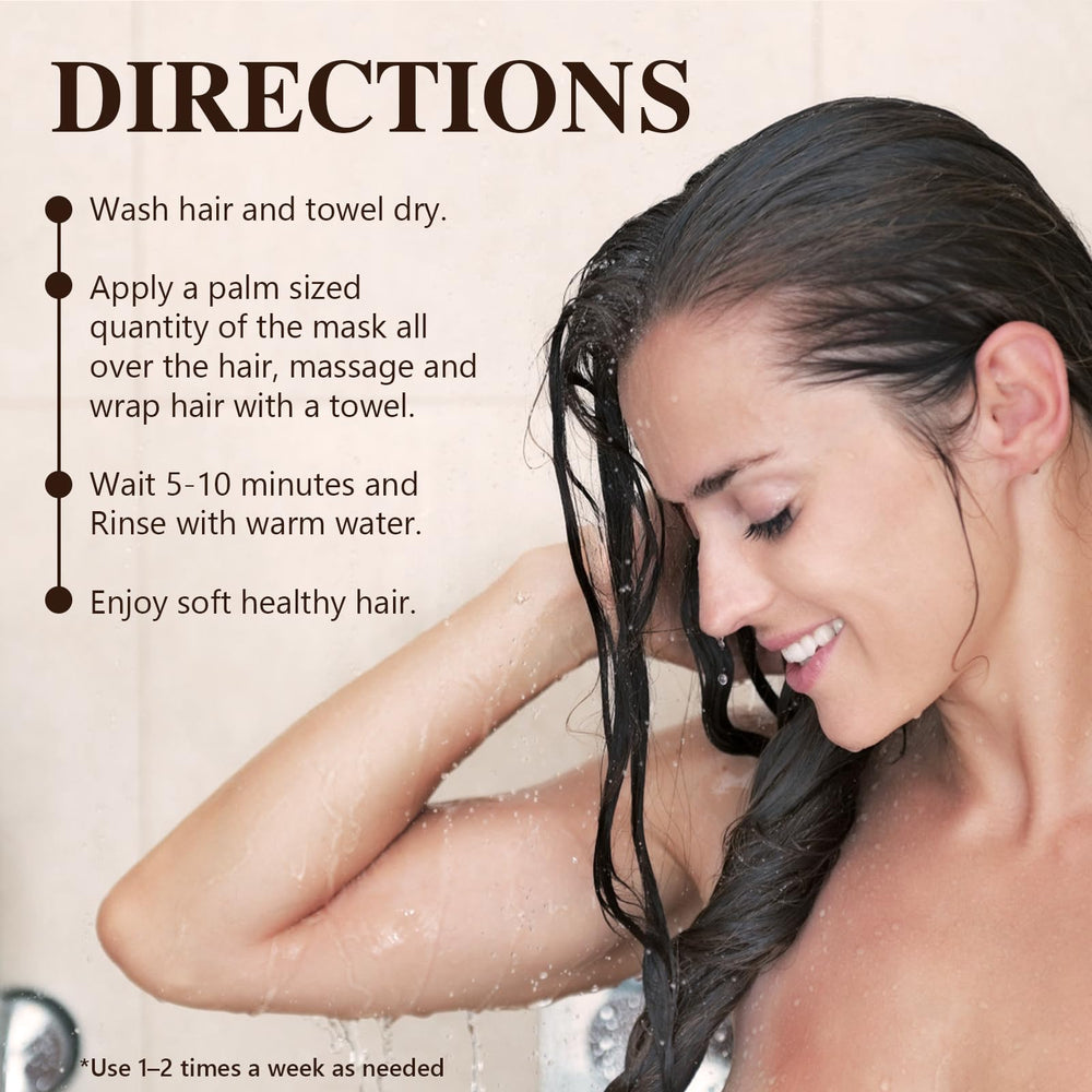 Dmsky shea butter oil shot for silky, manageable hair