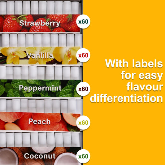 DMSKY lip balm peach flavor bulk packaging for giveaways.
