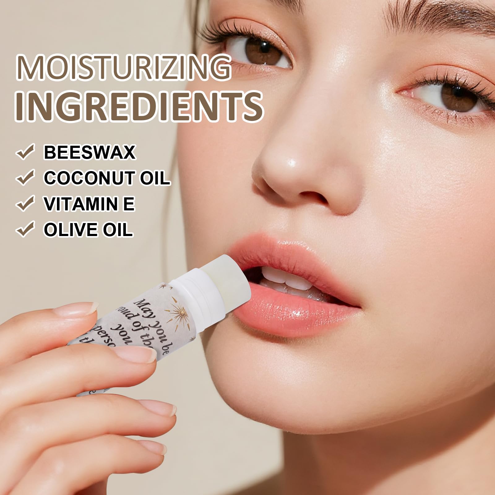 Dmsky lip balm nourishes lips with beeswax and coconut oil